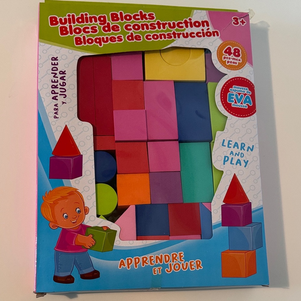 3 for $12 🔴 Colorful Building Foam Blocks Set for Kids